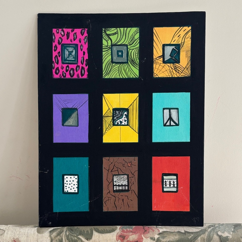 Colorful Abstract Art Canvas